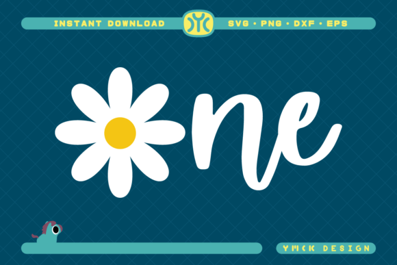Daisy One SVG: Graphics and Crafts for 1st Birthdays