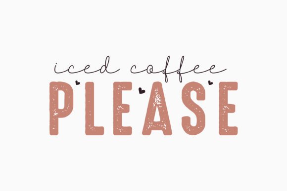 Iced Coffee Please SVG: Graphics for Crafts & Blogs