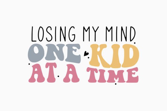 Losing My Mind Graphics: Retro Mom Crafts Asset