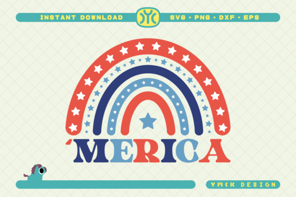 Merica SVG: Retro Graphics for 4th of July Crafts