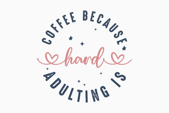 Retro Coffee Quote SVG: Graphics & Crafts Branding