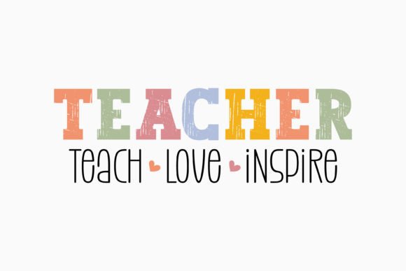 Retro Teacher Quote SVG Graphics for Local Crafts Branding